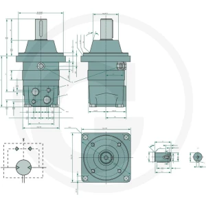 WHITE Silnik hydrauliczny OMSW 400 257151F0610