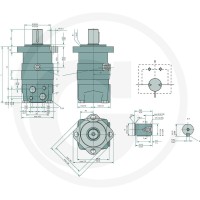 WHITE Silnik hydrauliczny OMS 400 257151F2261 - Sklep PoltechParts