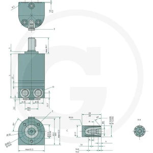 WHITE Silnik hydrauliczny OMM 12,5 SA 257151G0027