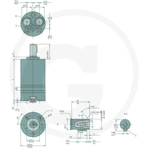WHITE Silnik hydrauliczny OMM 32 EA 257151G0033