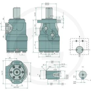 WHITE Silnik hydrauliczny OMH 250 257151H1003