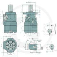 WHITE Silnik hydrauliczny OMH 500 257151H1006 - Sklep PoltechParts