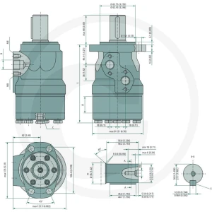 WHITE Silnik hydrauliczny OMH 200 257151H1012