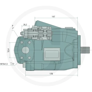 GRANIT Pompa hydrauliczna GRANIT 25906002