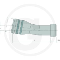 Parker Króciec zasysający, wersja nasadzana, zestaw, wersja prosta 25704367 - Sklep PoltechParts