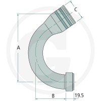 Parker Króciec zasysający, wersja nasadzana, zestaw, 145° 25704362 - Sklep PoltechParts