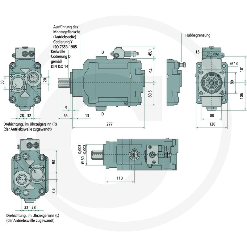 SUNFAB SUNFB Pompa SVH 092 257SVH092R - Sklep PoltechParts