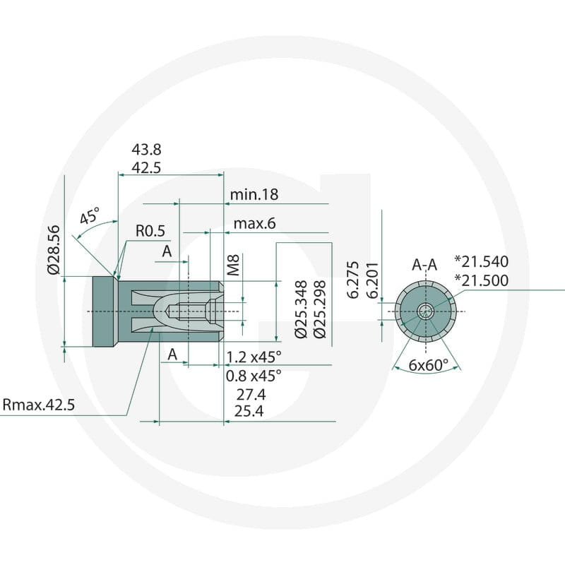 WHITE Silnik hydrauliczny OMP-X 200cc D = 1"Z6/ A2 25711185819 - Sklep PoltechParts
