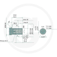 WHITE Silnik hydrauliczny OMP-X 200cc D = 1"Z6/ A2 25711185819 - Sklep PoltechParts