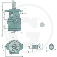 WHITE Silnik hydrauliczny OMR 315 2571510246 - Sklep PoltechParts