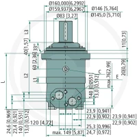 WHITE Silnik hydrauliczny OMV 800 257151B3104 - Sklep PoltechParts