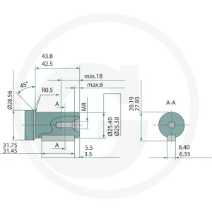 WHITE Silnik hydrauliczny OMP-X 125cc D = 1"/ A2 25711185792