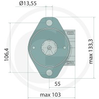 WHITE Silnik hydrauliczny OMP-X 400cc D = 1"Z6/ A2 25711186737 - Sklep PoltechParts
