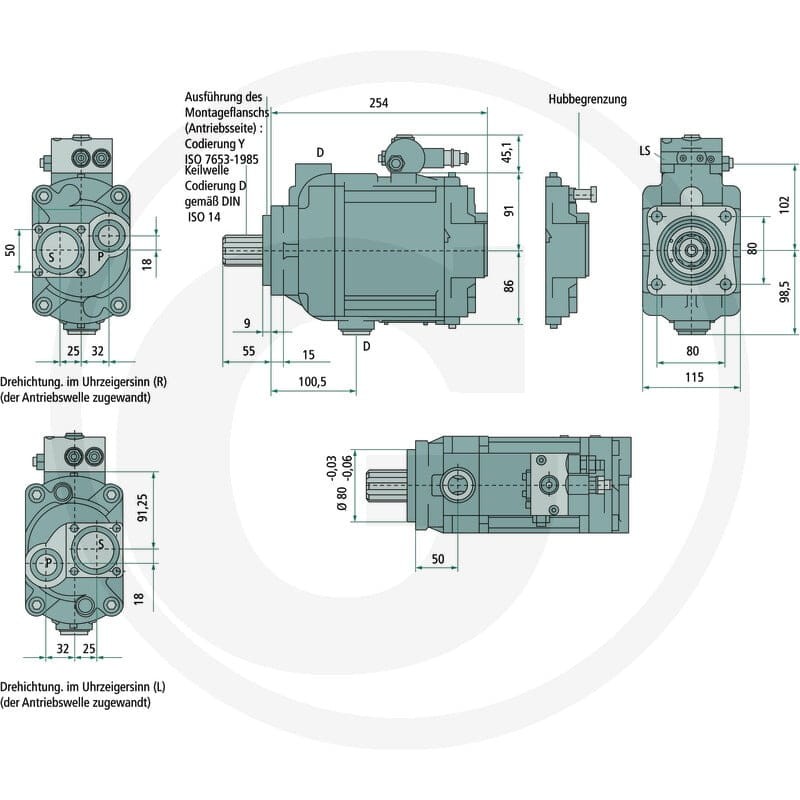 SUNFAB SUNFB Pompa SVH 062 257SVH062R - Sklep PoltechParts