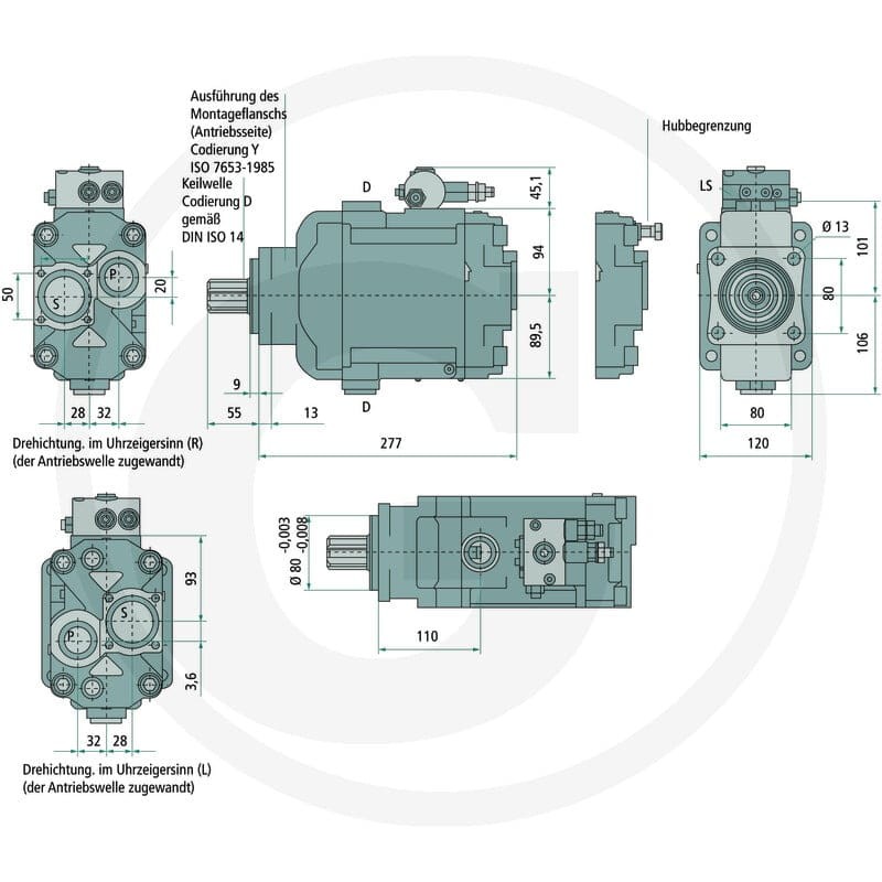 SUNFAB SUNFB Pompa SVH 092 257SVH092L - Sklep PoltechParts