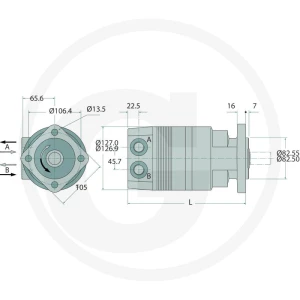 Parker Silnik orbitalny TF0080VX460AAAB 25704411