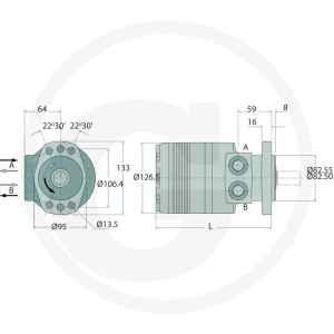Parker Silnik orbitalny TG0195EW460AAAB 25704419