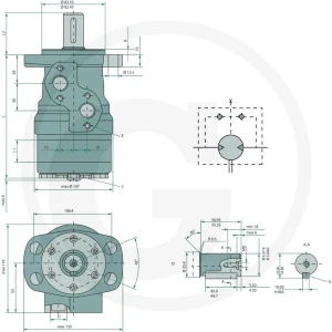 WHITE Silnik hydrauliczny OMR 315 2571516007