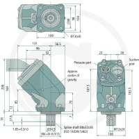 Parker Pompa tłokowa F1-025-R 25704200 - Sklep PoltechParts