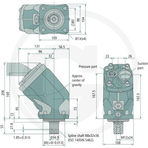 Parker Pompa tłokowa F1-025-R 25704200