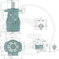 WHITE Silnik hydrauliczny OMR 375 2571516008 - Sklep PoltechParts