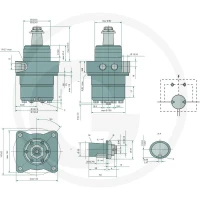 WHITE Silnik hydrauliczny OMRW 160 2571516304 - Sklep PoltechParts