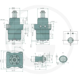 WHITE Silnik hydrauliczny OMRW 160 2571516304