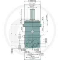 WHITE Silnik hydrauliczny OMT 200 257151B3001 - Sklep PoltechParts