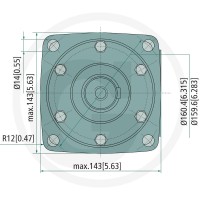 WHITE Silnik hydrauliczny OMT 200 257151B3001 - Sklep PoltechParts