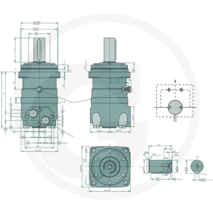 WHITE Silnik hydrauliczny OMT 315 257151B3003