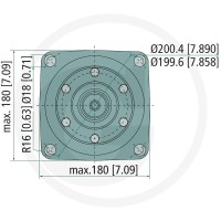WHITE Silnik hydrauliczny OMTW 250 257151B3026 - Sklep PoltechParts
