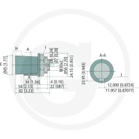 WHITE Silnik hydrauliczny OMTW 200 257151B3031 - Sklep PoltechParts