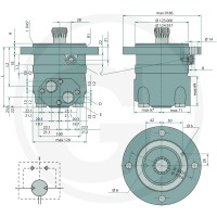WHITE Silnik hydrauliczny OMTS 160 257151B3036 - Sklep PoltechParts