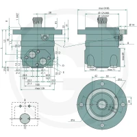 WHITE Silnik hydrauliczny OMTS 250 257151B3038 - Sklep PoltechParts