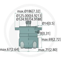 WHITE Silnik hydrauliczny OMTS 250 257151B3038 - Sklep PoltechParts
