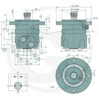 WHITE Silnik hydrauliczny OMTS 500 257151B3041 - Sklep PoltechParts