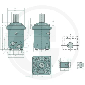 WHITE Silnik hydrauliczny OMV 630 257151B3103