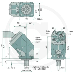 Parker Pompa tłokowa F1-041-L 25704203