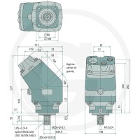 Parker Pompa tłokowa dwuobwodowa F2-55 / 28-L 25704217 - Sklep PoltechParts