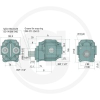 Parker Pompa zębata GP1-080-4 25704241 - Sklep PoltechParts