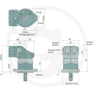 Parker Silnik tłokowy F11-012-QB-CV-K-000-0000-P0 25704309