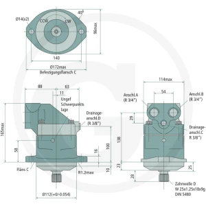 Parker Silnik tłokowy F11-019-MB-CV-D-000-0000-P0 25704312