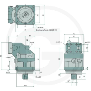 Parker Silnik tłokowy F12-090-MF-IV-D-000-0000-P0 25704322