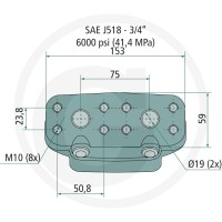 SUNFAB Silnik tłokowy SCM-047W-H-I43-K35-V2M-100 25704119 - Sklep PoltechParts