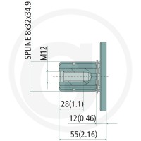 SUNFAB Silnik tłokowy SAM-108W-N-DL4-L35-S3G-100 25704111 - Sklep PoltechParts