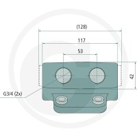 SUNFAB Silnik tłokowy SCM-012W-H-I41-K25-K3G-100 25704113 - Sklep PoltechParts