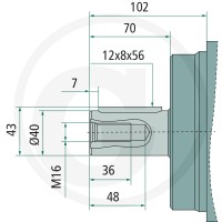SUNFAB Silnik tłokowy SCM-084W-H-I44-K40-V1M-100 25704122 - Sklep PoltechParts