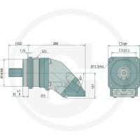 SUNFAB Silnik tłokowy SCM-084W-H-I44-K40-V1M-100 25704122 - Sklep PoltechParts