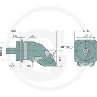 SUNFAB Silnik tłokowy SCM-130W-H-I45-K45-V1M-100 25704124 - Sklep PoltechParts