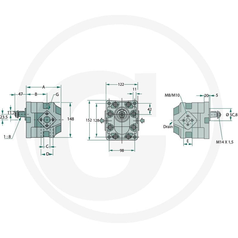 Casappa Pompa KP30.27D0-83E3-LED/EB 25702190 - Sklep PoltechParts